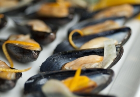 Sherry, Fennel & Orange Marinated Mussels